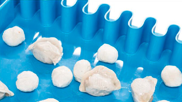 Cinta transportadora de PU antibacteriana para alimentos congelados