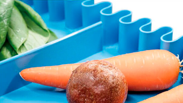 Cinta transportadora de PU antibacteriana para frutas y verdudas