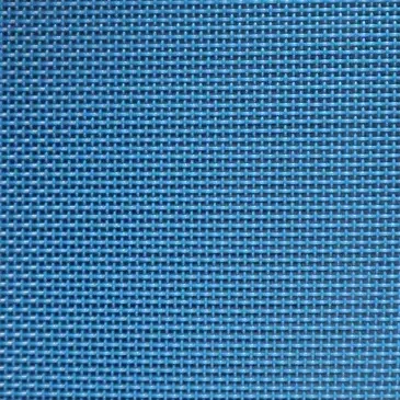 Banda transportadora industrial de PVC vista frontal PVC-MALLA-1X1